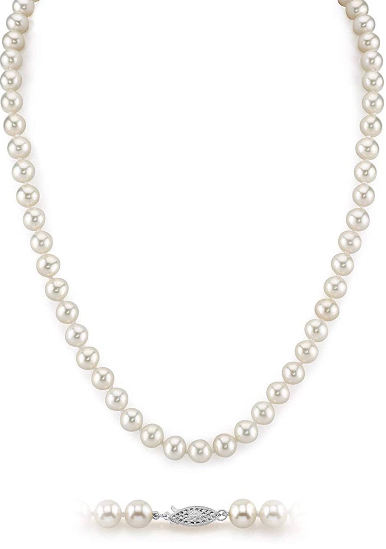 Freshwater Cultured Pearl Necklace Set for Women Includes Bracelet and Stud Earrings (Individual Options)